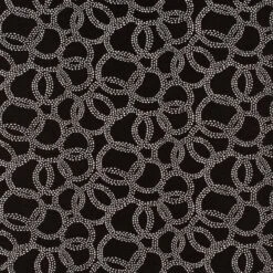Famous Fabric Store 41 Bella-Dura® Hansel Black/White 54" Fabric