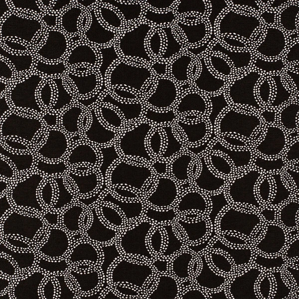 Bella-Dura® Hansel Black/White 54" Fabric 3 Bella-Dura® Hansel Black/White 54" Fabric