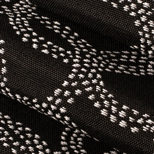 Bella-Dura® Hansel Black/White 54" Fabric 6 Bella-Dura® Hansel Black/White 54" Fabric - Image 4