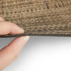 Chilewich Basketweave Bark 72" Floor Covering Fabric -Famous Fabric Store Chilewich Basketweave Bark 72 Floor Covering Fabric 4