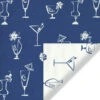 Covington Outdoor Five O'Clock Somewhere Nautical 56" Fabric 2 Covington Outdoor Five O'Clock Somewhere Nautical 56" Fabric -Famous Fabric Store Covington Outdoor Five OClock Somewhere Nautical 56 Fabric 1