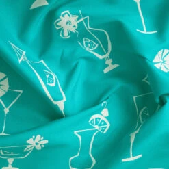 Covington Outdoor Five O'Clock Somewhere Turquoise 56" Fabric 12 Covington Outdoor Five O'Clock Somewhere Turquoise 56" Fabric -Famous Fabric Store Covington Outdoor Five OClock Somewhere Turquoise 56 Fabric 4