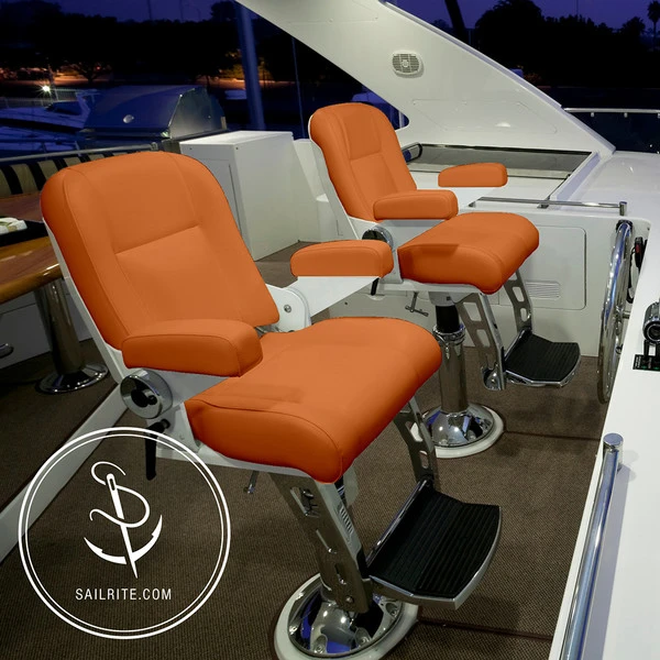 EverSoft™ Indoor/Outdoor Burnt Orange 54" Vinyl Fabric 7 EverSoft™ Indoor/Outdoor Burnt Orange 54" Vinyl Fabric - Image 5