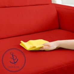 EverSoft™ Indoor/Outdoor Red 54" Vinyl Fabric -Famous Fabric Store EverSoft Indoor Outdoor Red 54 Vinyl Fabric 95