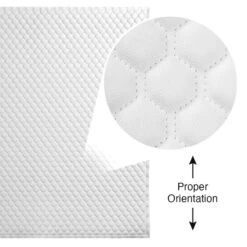 EverSoft™ White Hexagon Stitched Foam Backed Vinyl -Famous Fabric Store EverSoft White Hexagon Stitched Foam Backed Vinyl 6