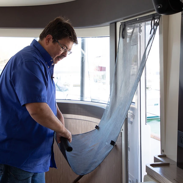 Fiberglass Mesh Charcoal 60" Fabric 8 Fiberglass Mesh Charcoal 60" Fabric - Image 6