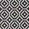 Hilary Farr Outdoor SPF Del Sol Ebony/Ivory 54" Fabric -Famous Fabric Store Hilary Farr Outdoor SPF Del Sol Ebony Ivory 54 Fabric 1