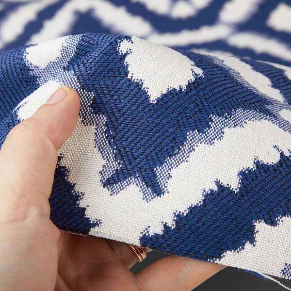 Hilary Farr Outdoor SPF Del Sol Mediterranean Blue 54" Fabric 6 Hilary Farr Outdoor SPF Del Sol Mediterranean Blue 54" Fabric - Image 4