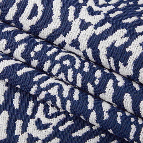 Hilary Farr Outdoor SPF Riff Mediterranean Blue 54" Fabric 4 Hilary Farr Outdoor SPF Riff Mediterranean Blue 54" Fabric - Image 2