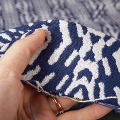 Hilary Farr Outdoor SPF Riff Mediterranean Blue 54" Fabric 11 Hilary Farr Outdoor SPF Riff Mediterranean Blue 54" Fabric -Famous Fabric Store Hilary Farr Outdoor SPF Riff Mediterranean Blue 54 Fabric 4