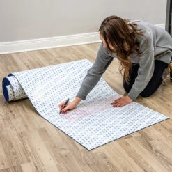 Nonslip Foam Flooring Blue 27" X 94" (Adhesive Backed) -Famous Fabric Store Marine Foam Flooring Blue 27 x 94 Adhesive Backed 5