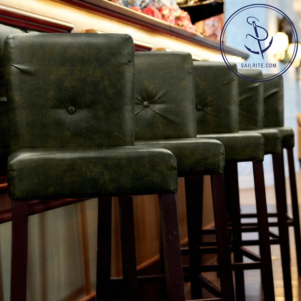 Morbern® Carrara Dark Green 54" Vinyl Fabric 8 Morbern® Carrara Dark Green 54" Vinyl Fabric - Image 6