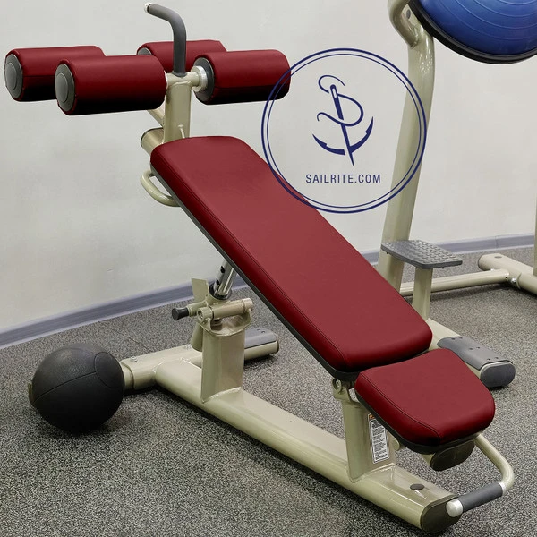 Nauga Soft Tapestry Red 54" Vinyl Fabric 7 Nauga Soft Tapestry Red 54" Vinyl Fabric - Image 5