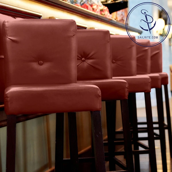 Naugahyde® Universal Oxford Wine 54" Vinyl Fabric 8 Naugahyde® Universal Oxford Wine 54" Vinyl Fabric - Image 6