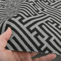 Outdura® Labyrinth Coal 54" Upholstery Fabric (12000) -Famous Fabric Store Outdura Labyrinth Coal 54 Upholstery Fabric 12000 3