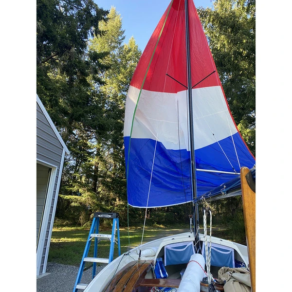 Ripstop 0.75 Oz. Red 60" Nylon Sailcloth 7 Ripstop 0.75 Oz. Red 60" Nylon Sailcloth - Image 5