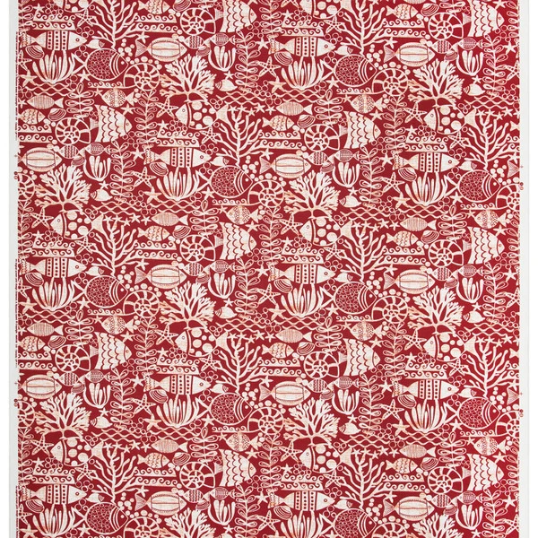 Solarium® Seagate Red 54" Outdoor Fabric 6 Solarium® Seagate Red 54" Outdoor Fabric - Image 4