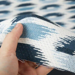 Sunbrella® 146207-0001 Escape Denim 54" Upholstery Fabric -Famous Fabric Store Sunbrella 146207 0001 Escape Denim 54 Upholstery Fabric 4