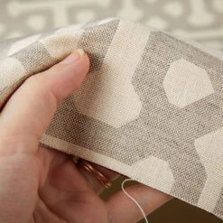 Sunbrella® 45991-0002 Fretwork Pewter 54" Upholstery Fabric -Famous Fabric Store Sunbrella 45991 0002 Fretwork Pewter Upholstery Fabric 4