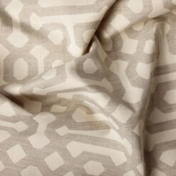 Sunbrella® 45991-0002 Fretwork Pewter 54" Upholstery Fabric -Famous Fabric Store Sunbrella 45991 0002 Fretwork Pewter Upholstery Fabric 5