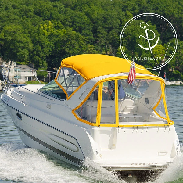 Sunbrella® Marine Grade 4602-0000 Sunflower Yellow 46" Fabric 8 Sunbrella® Marine Grade 4602-0000 Sunflower Yellow 46" Fabric - Image 6