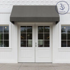 Sunbrella® Marine Grade 4607-0000 Charcoal Tweed 46" Fabric -Famous Fabric Store Sunbrella 4607 0000 Charcoal Tweed 46 707