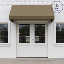 Sunbrella® Marine Grade 4648-0000 Taupe 46" Fabric -Famous Fabric Store Sunbrella 4648 0000 Taupe 46 707