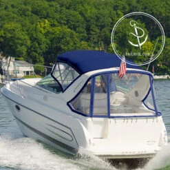 Sunbrella® Marine Grade 4679-0000 Ocean Blue 46" Fabric -Famous Fabric Store Sunbrella 4679 0000 Ocean Blue 46 75