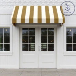 Sunbrella® Awning Stripe 4762-0000 Era Cornsilk 46" Fabric -Famous Fabric Store Sunbrella 4762 0000 Era Cornsilk 46 Awning Shade Fabric 707