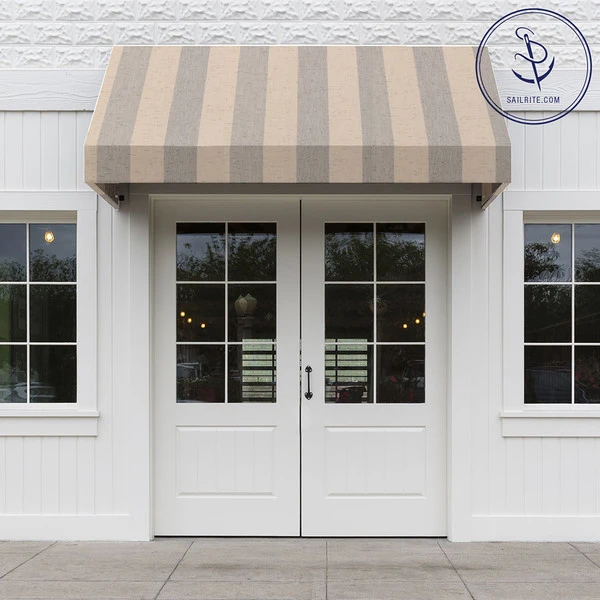 Sunbrella® Awning Stripe 4766-0000 Era Ash 46" Fabric 7 Sunbrella® Awning Stripe 4766-0000 Era Ash 46" Fabric - Image 5