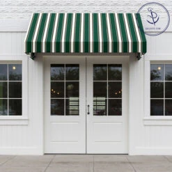 Sunbrella® Awning Stripe 4790-0000 Forest Green Fancy 46" Fabric -Famous Fabric Store Sunbrella 4790 0000 Forest Green Fancy 46 Awning Stripe 707