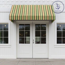 Sunbrella® Awning Stripe 4856-0000 Colonnade Juniper 46" Fabric -Famous Fabric Store Sunbrella 4856 0000 Colonnade Juniper Stripe 46 707