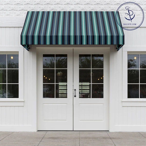 Sunbrella® Awning Stripe 4884-0000 Saxon Cascade 46" Fabric 7 Sunbrella® Awning Stripe 4884-0000 Saxon Cascade 46" Fabric - Image 5