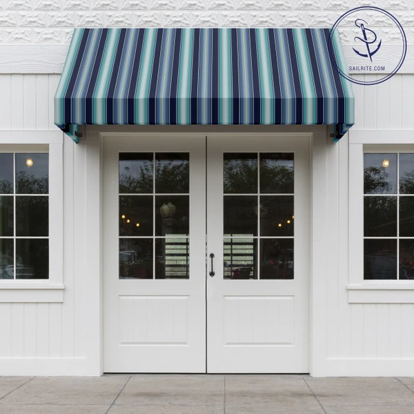 Sunbrella® Awning Stripe 4884-0000 Saxon Cascade 46" Fabric 8 Sunbrella® Awning Stripe 4884-0000 Saxon Cascade 46" Fabric - Image 6