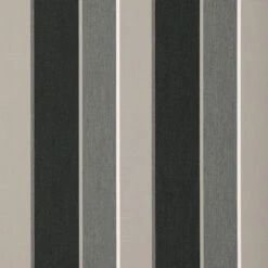 Sunbrella® Awning Stripe 4888-0000 Clinton Granite 46" Fabric