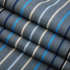 Sunbrella® Awning Stripe 4895-0000 Motive Denim 46" Fabric -Famous Fabric Store Sunbrella 4895 0000 Motive Denim 46 Awning Stripe Fabric 2