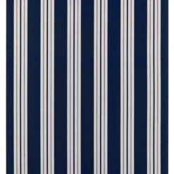 Sunbrella® Awning Stripe 4902-0000 Captain Navy/Natural Classic 46" Fabric -Famous Fabric Store Sunbrella 4902 0000 Captain Navy Natural Classic 46 Awning Signature Series Stripe 3