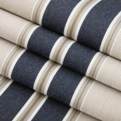 Sunbrella® Awning Stripe 4916-0000 Navy/Taupe Fancy 46" Fabric 9 Sunbrella® Awning Stripe 4916-0000 Navy/Taupe Fancy 46" Fabric -Famous Fabric Store Sunbrella 4916 0000 Navy Taupe Fancy 46 Signature Series Awning Stripe 2
