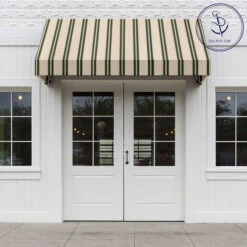 Sunbrella® Awning Stripe 4923-0000 Black Forest Fancy 46" Fabric 12 Sunbrella® Awning Stripe 4923-0000 Black Forest Fancy 46" Fabric -Famous Fabric Store Sunbrella 4923 0000 Black Forest Fancy Stripe 46 Signature Series Awning Stripe 707