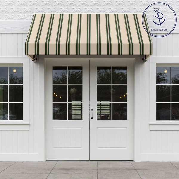 Sunbrella® Awning Stripe 4923-0000 Black Forest Fancy 46" Fabric 7 Sunbrella® Awning Stripe 4923-0000 Black Forest Fancy 46" Fabric - Image 5