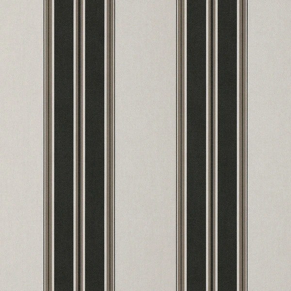 Sunbrella® Awning Stripe 4946-0000 Black/Taupe Fancy 46" Fabric 3 Sunbrella® Awning Stripe 4946-0000 Black/Taupe Fancy 46" Fabric