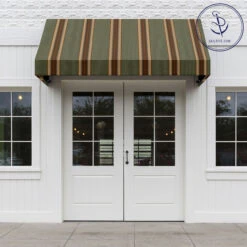 Sunbrella® Awning Stripe 4949-0000 Forest Vintage Bar 46" Fabric -Famous Fabric Store Sunbrella 4949 0000 Forest Vintage Bar Stripe 46 Signature Series Awning Stripe 72