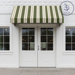 Sunbrella® Awning Stripe 4955-0000 Fern Classic 46" Fabric 11 Sunbrella® Awning Stripe 4955-0000 Fern Classic 46" Fabric -Famous Fabric Store Sunbrella 4955 0000 Fern Classic Stripe 46 Signature Series Awning Stripe 72