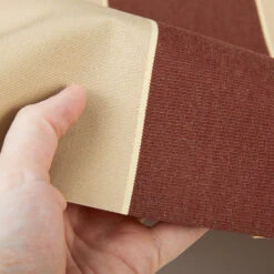 Sunbrella® Awning Stripe 4985-0000 Havelock Brick 46" Fabric -Famous Fabric Store Sunbrella 4985 0000 Havelock Brick 46 Signature Series Awning Stripe 4