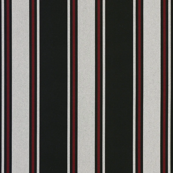 Sunbrella® Awning Stripe 4989-0000 Hatteras Raven 46" Fabric 3 Sunbrella® Awning Stripe 4989-0000 Hatteras Raven 46" Fabric