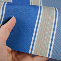 Sunbrella® Awning Stripe 4993-0000 Baycrest Pacific 46" Fabric -Famous Fabric Store Sunbrella 4993 0000 Baycrest Pacific 46 Awning Stripe 4