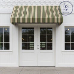 Sunbrella® Awning Stripe 4995-0000 Ashford Forest 46" Fabric -Famous Fabric Store Sunbrella 4995 0000 Ashford Forest 46 Signature Series Awning Stripe 707