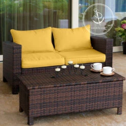 Sunbrella® 5438-0000 Canvas Buttercup 54" Upholstery Fabric -Famous Fabric Store Sunbrella 5438 0000 Canvas Buttercup 54 73