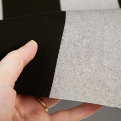 Sunbrella® Awning Stripe 5704-0000 Beaufort Black/White 6 Bar 46" Fabric -Famous Fabric Store Sunbrella 5704 0000 Black White 6 Bar Stripe 46 4