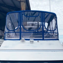 Sunbrella® Marine Grade 6017-0000 Royal Blue Tweed 60" Fabric -Famous Fabric Store Sunbrella 6017 0000 Royal Blue 60 700